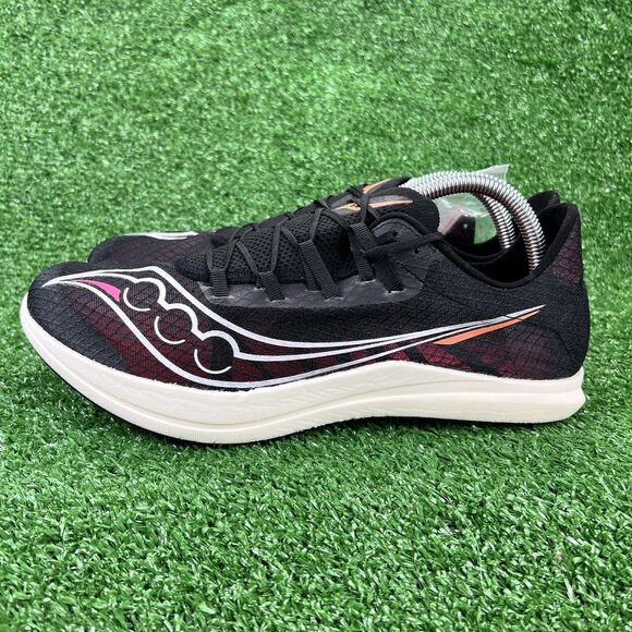 Saucony Terminal VT Cleats Women's 11 Black Vizi Distance Track Spikes S19101-85 - Picture 9 of 17